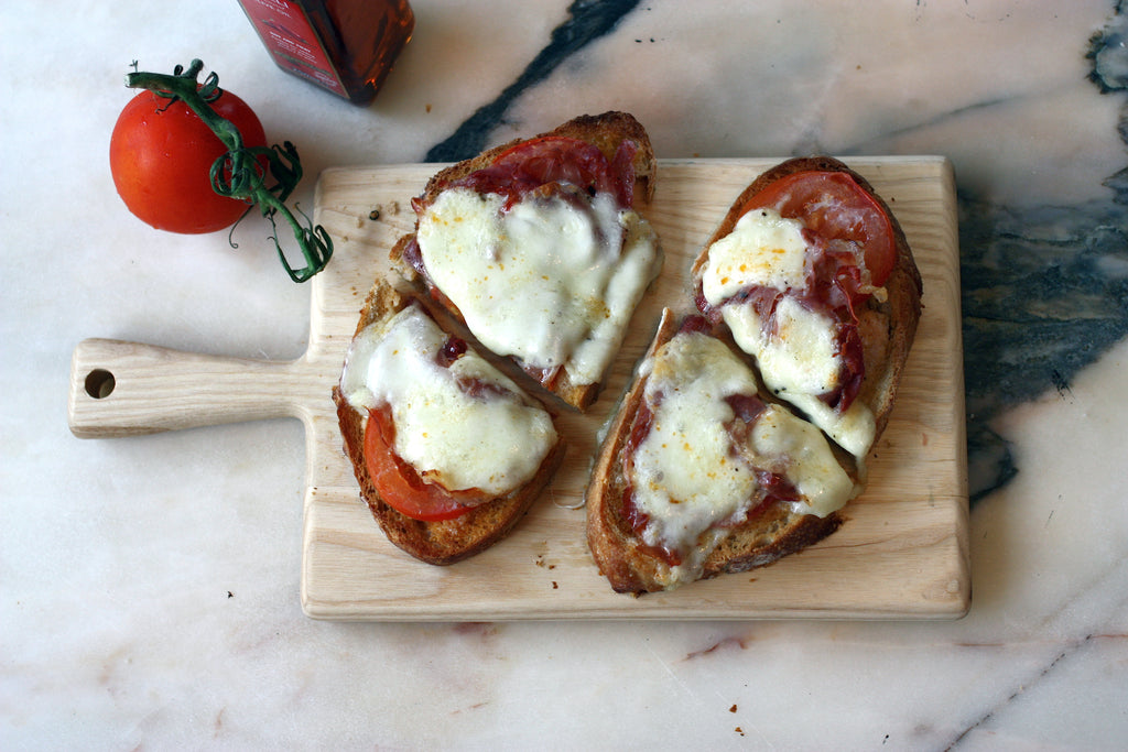 prosciutto toast mozzarella rutland charcuterie british freerange