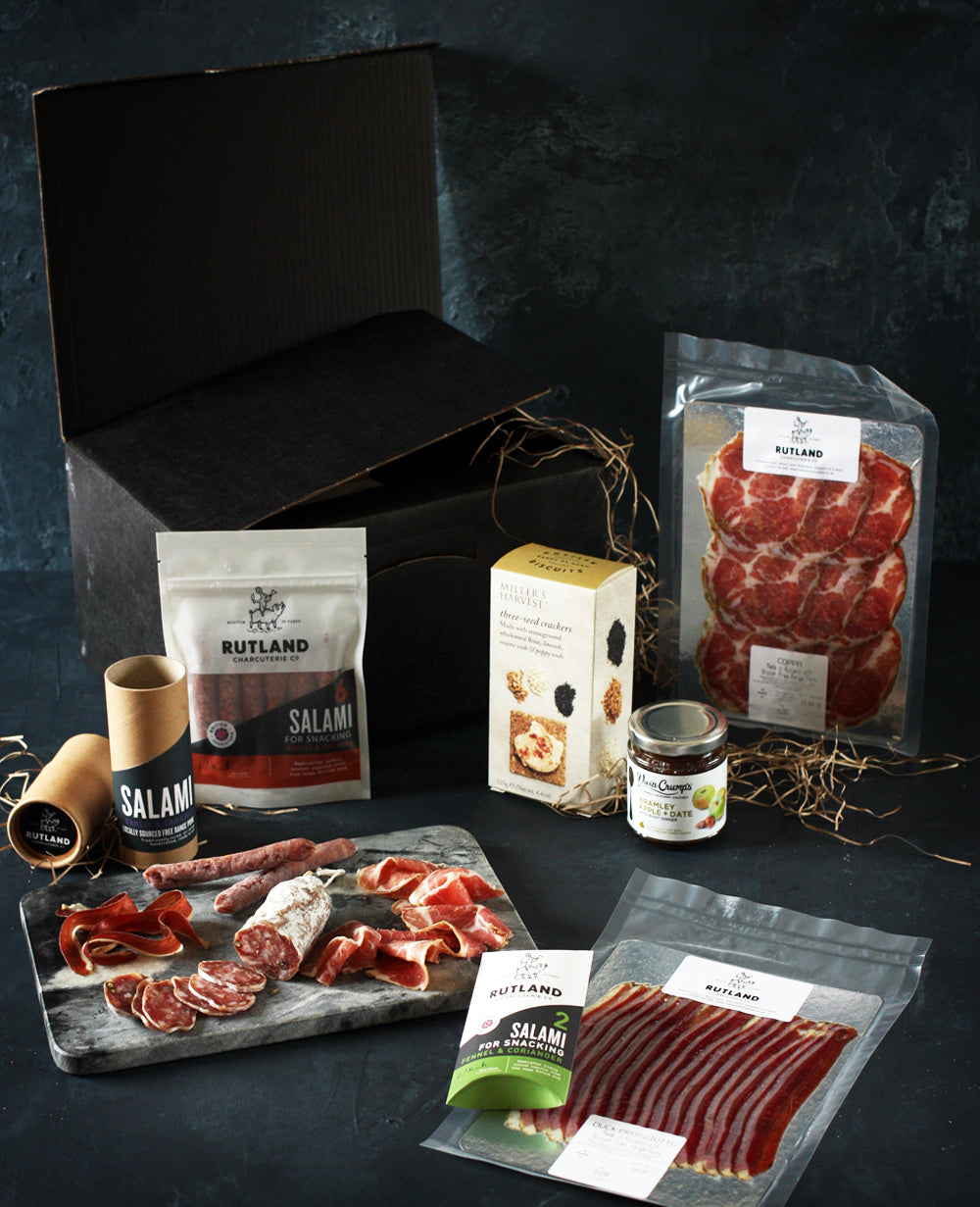rutland charcuterie gift hamper salami prosciutto food presents